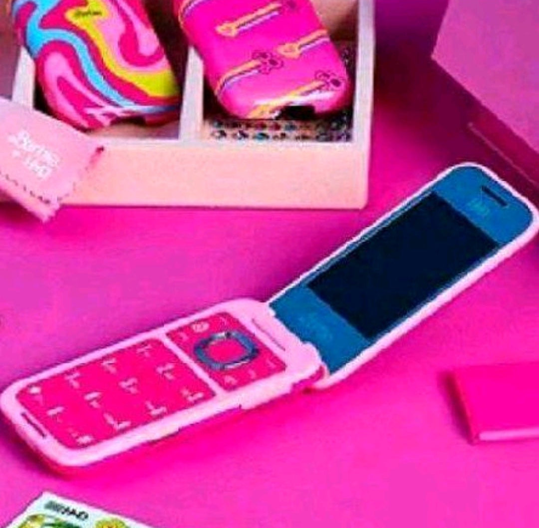 Pink flip phone BB Phone 4GB (Unlocked), Pink can change carriers