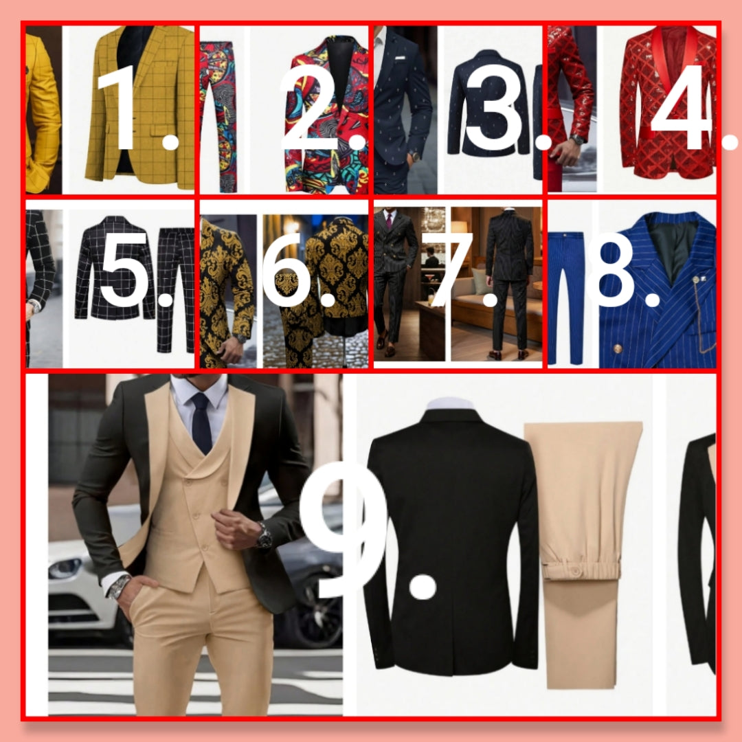 Gorgeous Mens 2 & 3 piece Suits choose number by the set you want