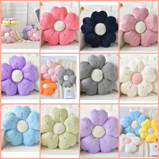 Flower Pillow, 2 sizes to choose from Flower Shaped Pillow Decorative Throw Pillows for Bed Couch, Cute Daisy Pillow Dorm Decor Floor Seating Cushion