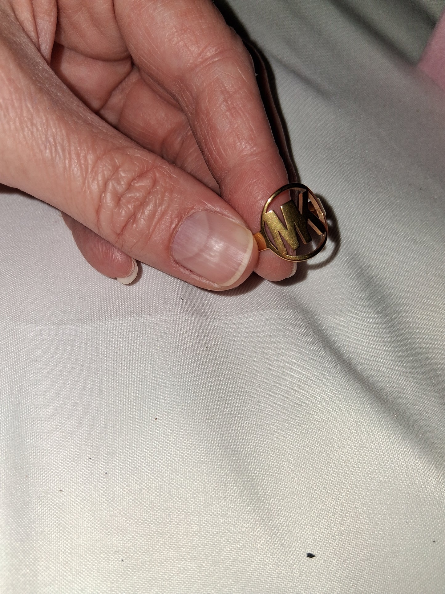 Unisex stainless steel ring size 7