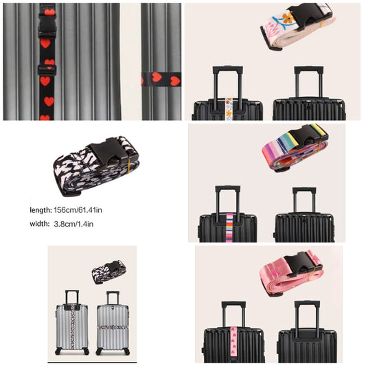 1PC Travel Luggage Strap Adjustable Password Lock Packing Belt Baggage Secure Lock Anti-theft Luggage Strap Bundling Belt Packing for Student Luggage Belt Luggage Packaging Strap Luggage Rope With Buckle For Travel Flight Business Trip For Suitcase