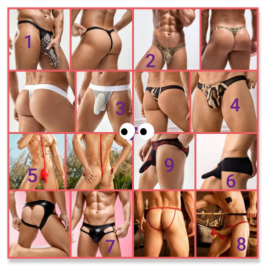 Sexy Mens Underwear choose your style option below