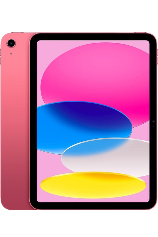 Apple iPad (10th Generation): with A14 Bionic chip, 10.9-inch Liquid Retina Display, 64GB, Wi-Fi 6, 12MP front/12MP Back Camera, Touch ID, All-Day Battery Life – Pink