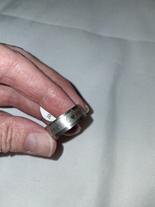 COCOMONEY Men's ring costume jewelry size 9.5 stainless steel