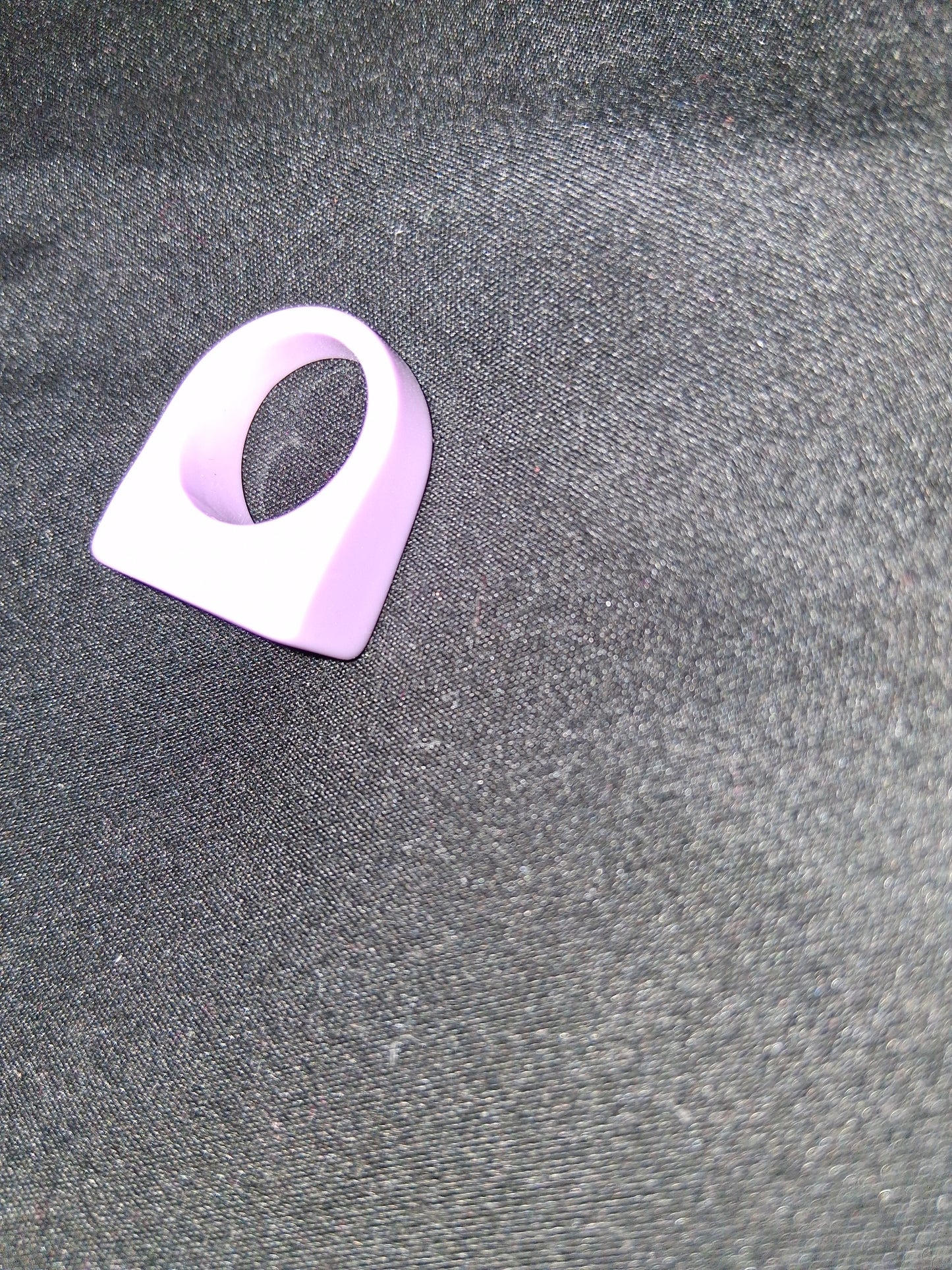 Purple resin ring size 7 cocomoney costume jewelry