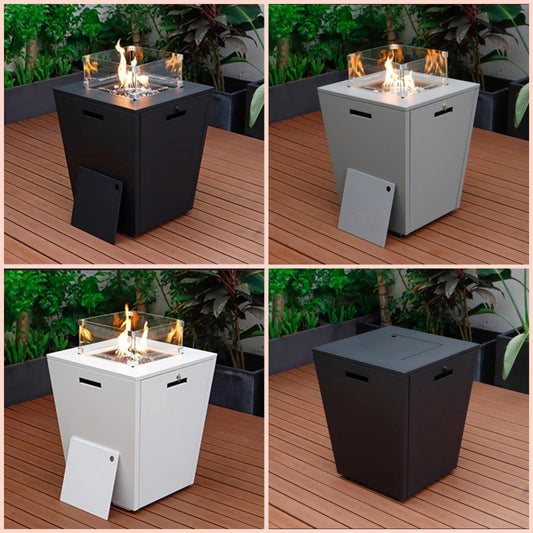Fire Pit Table,Exterior Material Stainless Steel; Iron
