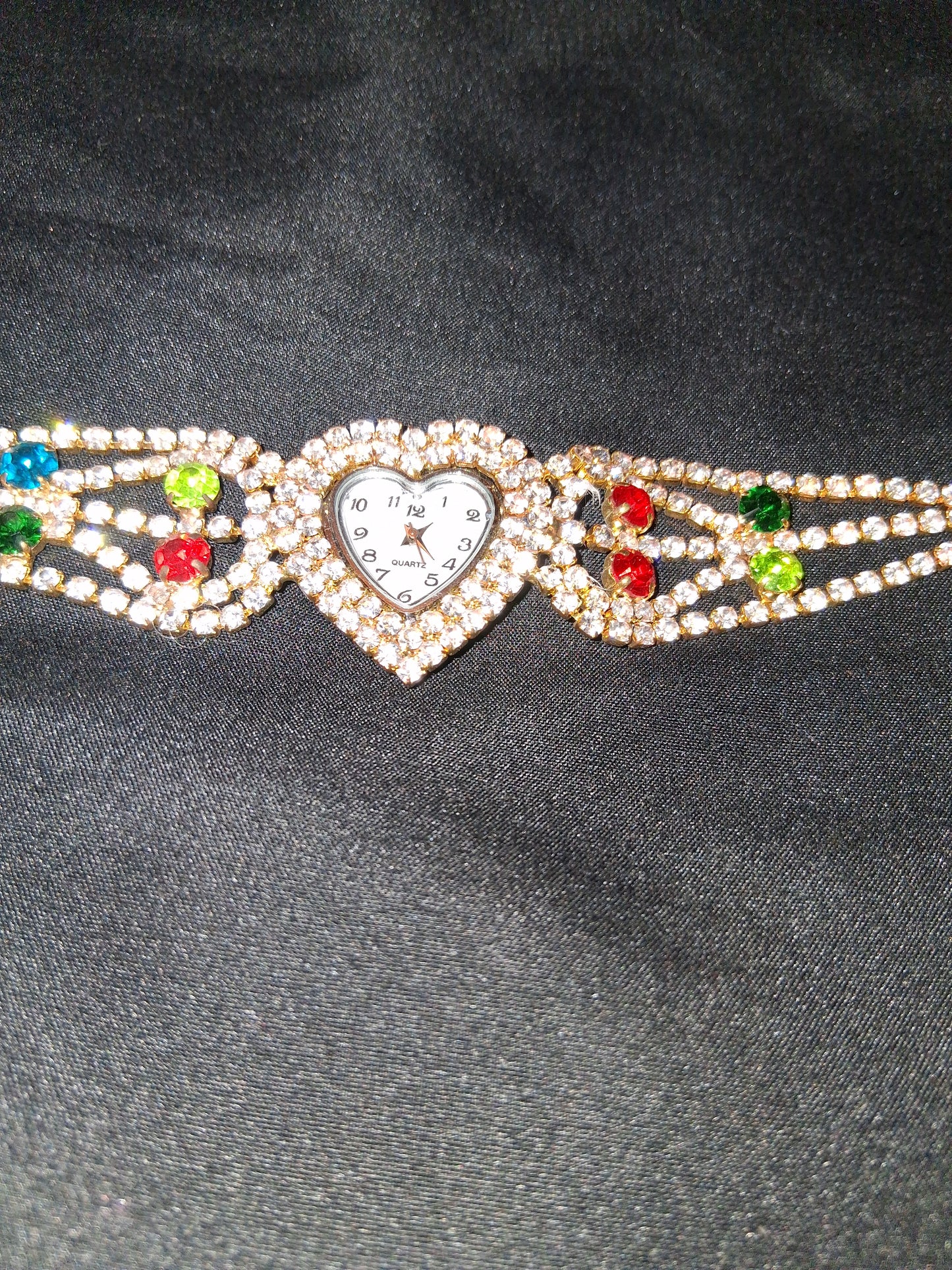 Luxury watch costume jewelry cocomoney heart shaped Quartz