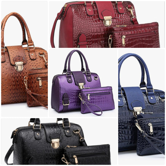 Handbags Purses Fashion Satchel Bags Top Handle Shoulder Bags Vegan Leather Work Bag