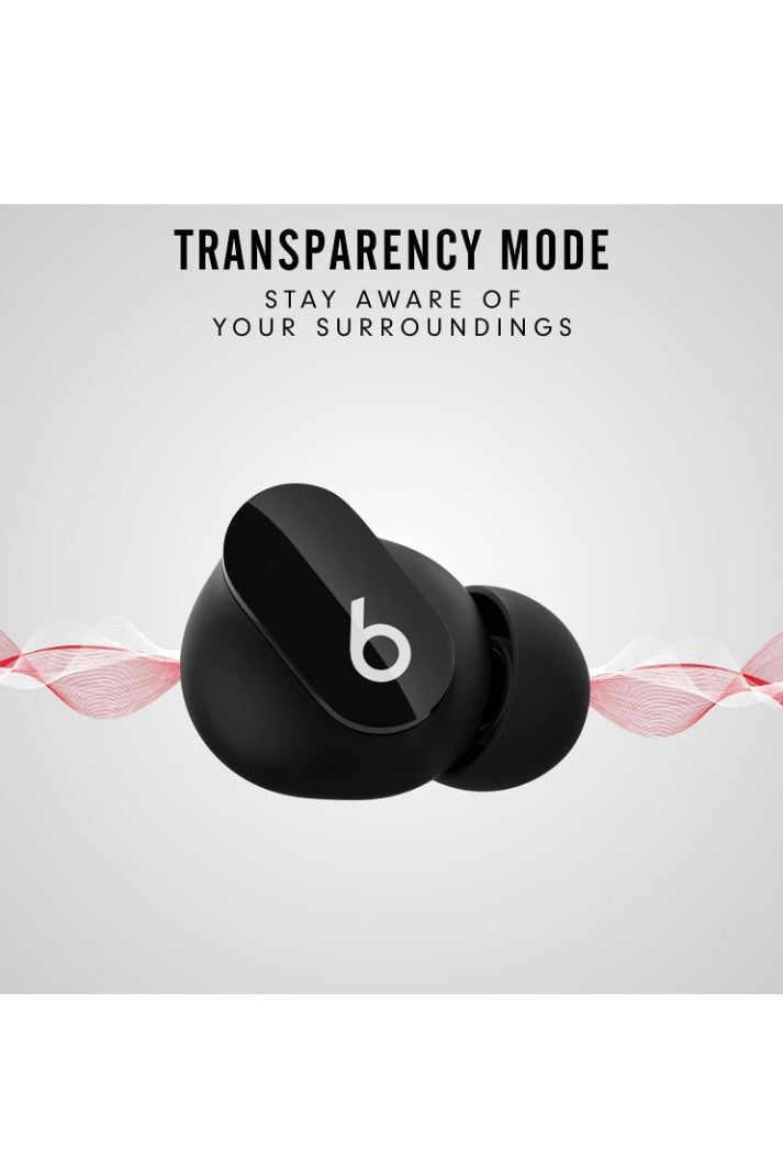 Beats Studio Buds - True Wireless Noise Cancelling Earbuds - Compatible with Apple & Android, Built-in Microphone, IPX4 Rating, Sweat Resistant Earphones, Class 1 Bluetooth Headphones - Black