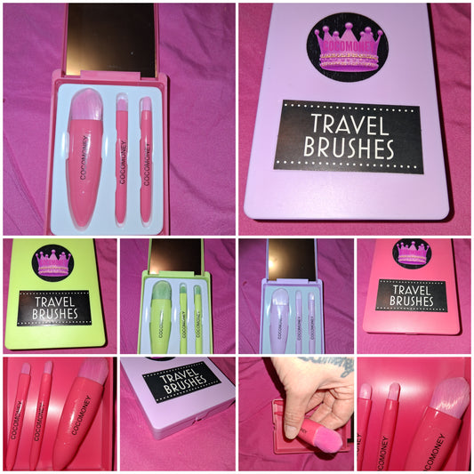 COCOMONEY TRAVEL MAKEUP BRUSHES FUN