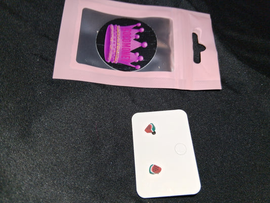 COCOMONEY EARRINGS BEAUTY AND ELEGANCE POSSIBLE MATERIALS PLASTIC RESIN METAL