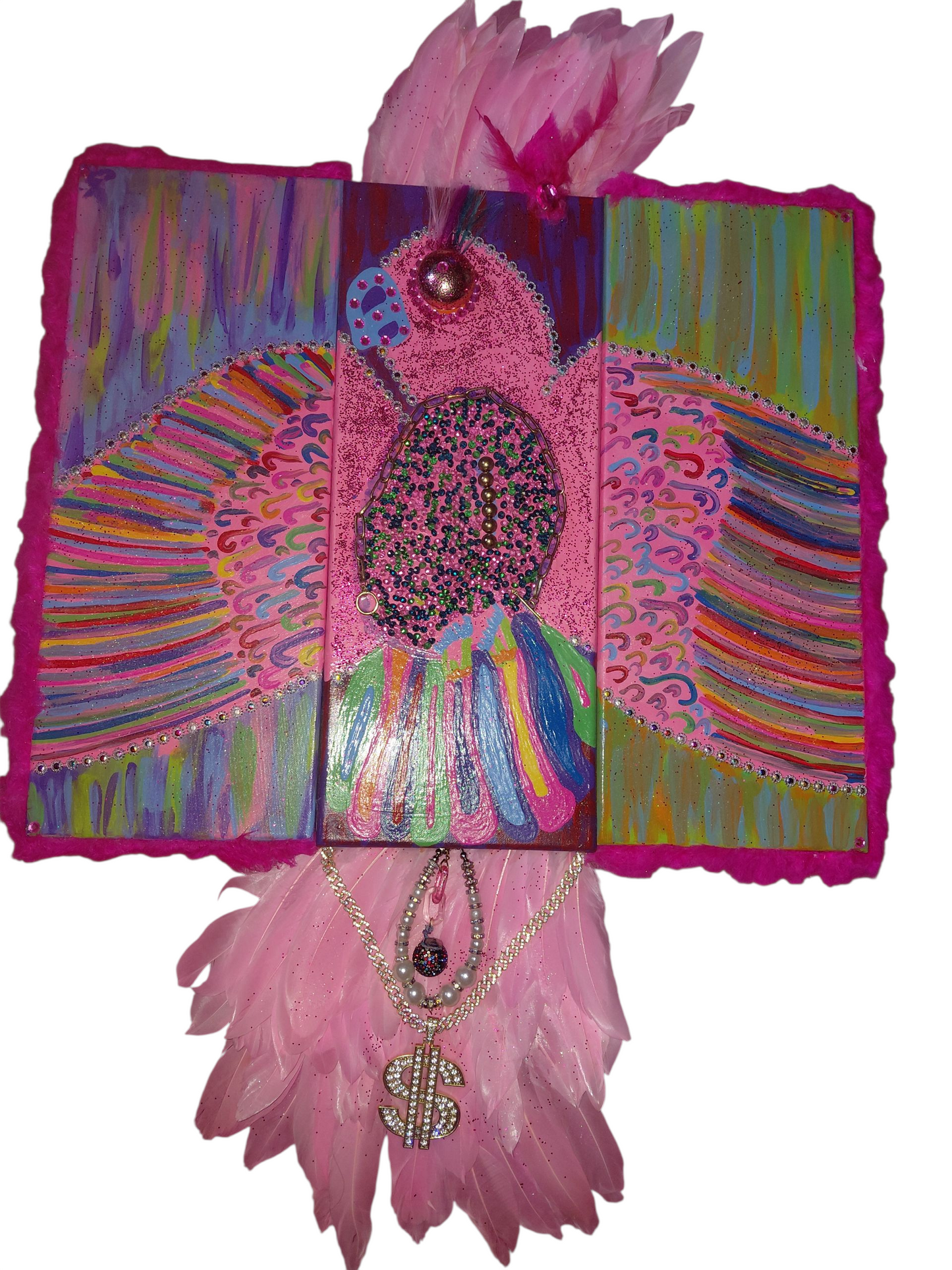FREE BIRD✅️ CUSTOM PAINTING BY COCOMONEY 1 OF A KIND PIECE. 60×24 Inches 3 piece 1 painting connects together and makes 1 stunning piece of art signed C$ COCOMONEY by me personally dated and signed on the back.