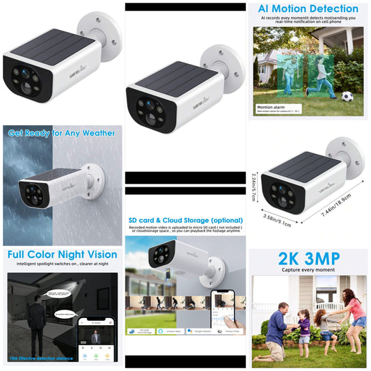 Latest 5K Camera With Microphone, Handheld Stabilizer, Lens Housing, Remote Control, 32GB Card, 2 Batteries, 48MP UHD WiFi Night Vision Camera 16X Digital Zoom 3-Inch Touch Screen Camera