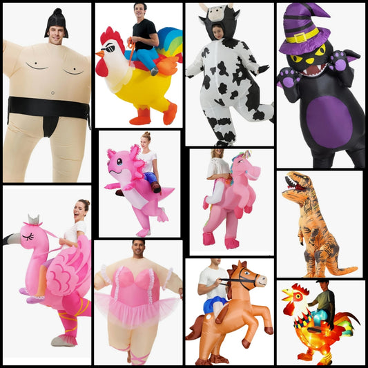 Adults Inflatable Halloween Costumes with pump