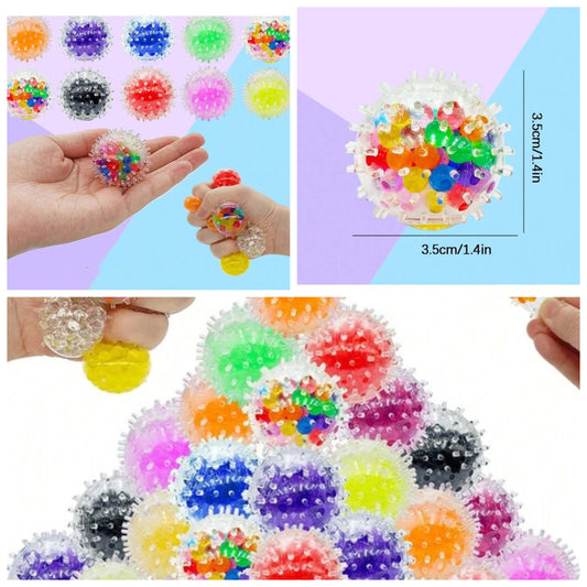 Stress Ball, Massage Balls, Sensory Squeeze Ball, Stress Relief, Birthday Party Gifts, Gift Bag Stuffer, Pinata Filler, Random Color tpr