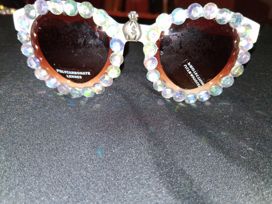 COCOMONEY GLASSES 1 OF A KIND CUSTOM SUN GLASSES PLASTIC 🕶 comes with free gifts 🎁