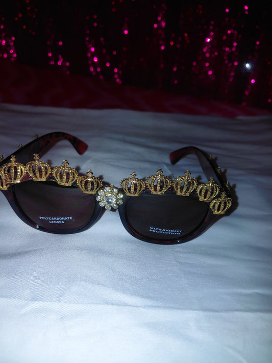 Cocomoney Glasses custom 1 of 1 pair sunglasses gemstones plastic materials uv COCOMONEY.STORE