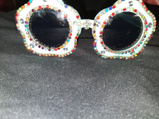 COCOMONEY GLASSES 1 OF A KIND CUSTOM SUN GLASSES PLASTIC 🕶 comes with free gifts 🎁