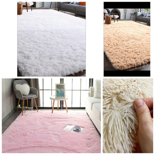 Soft Modern Indoor Large Shaggy Rug For Bedroom Living Room Dorm Kids Room Home Decorative Non-Slip Plush Fluffy Area Rugs Comfy Nursery Accent Floor Carpet ,Room Decor